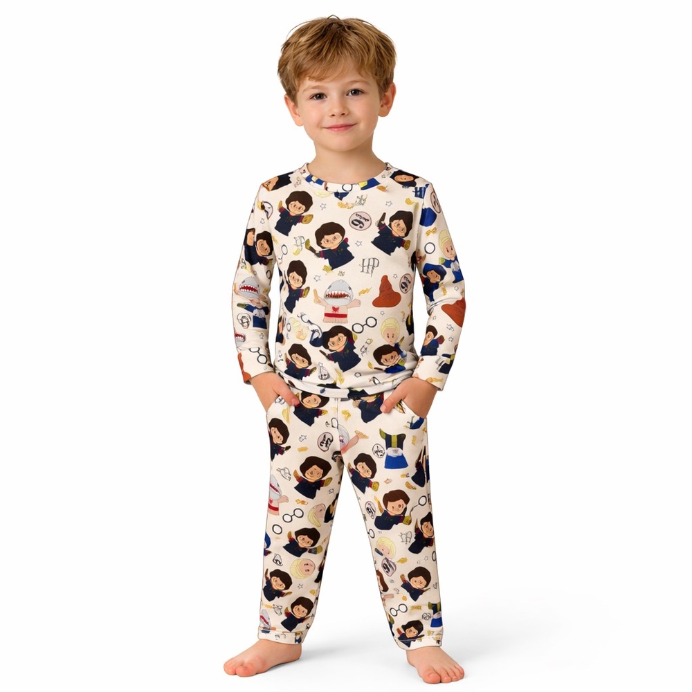Little Britches Boutique Harry Potter Bamboo Pajamas Toddler 4T‎ 2PC Luxe NWT